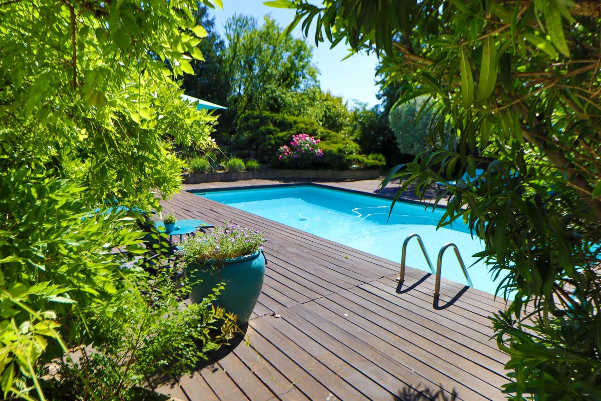 Le Mas De Bertagne Studio Kitchenette Terrasse Piscine เจมโนส ภายนอก รูปภาพ
